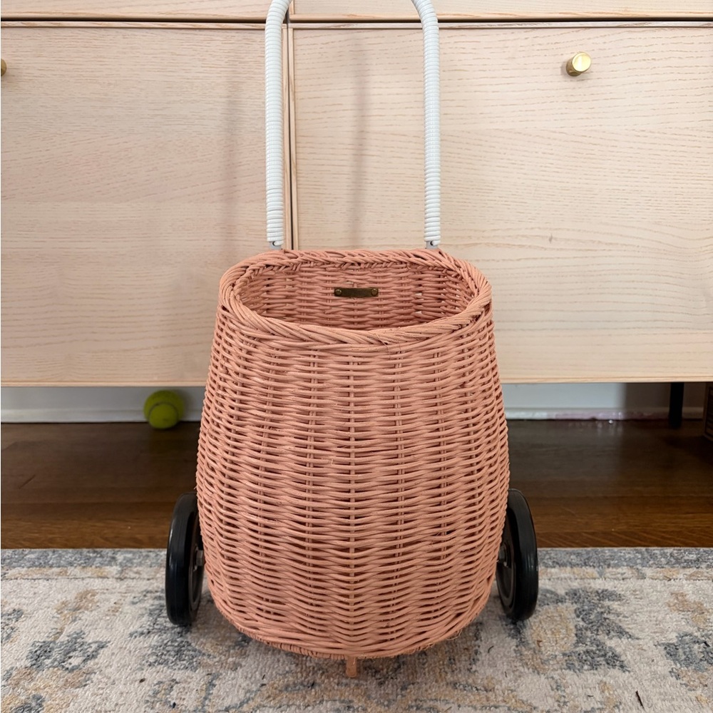 Olli Ella Rattan Luggy Basket